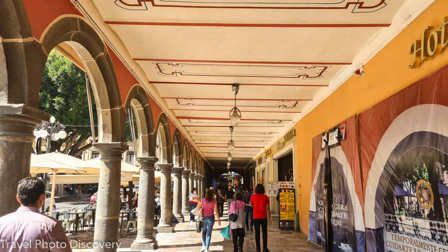  Explore the arcades, restaurants and shops around the Zocalo