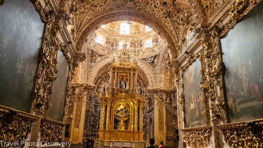 Capilla del Rosario - ornate chapel interiors
