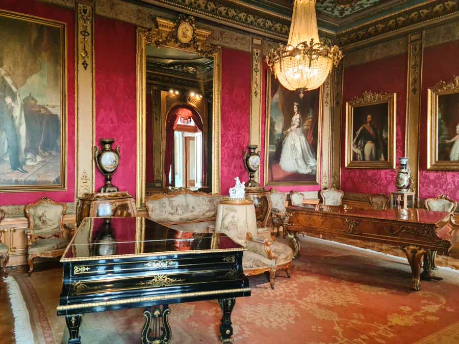 Gorgeous rooms to explore of Maximilian and his wife Carlota, the first emperor and empress of Mexico