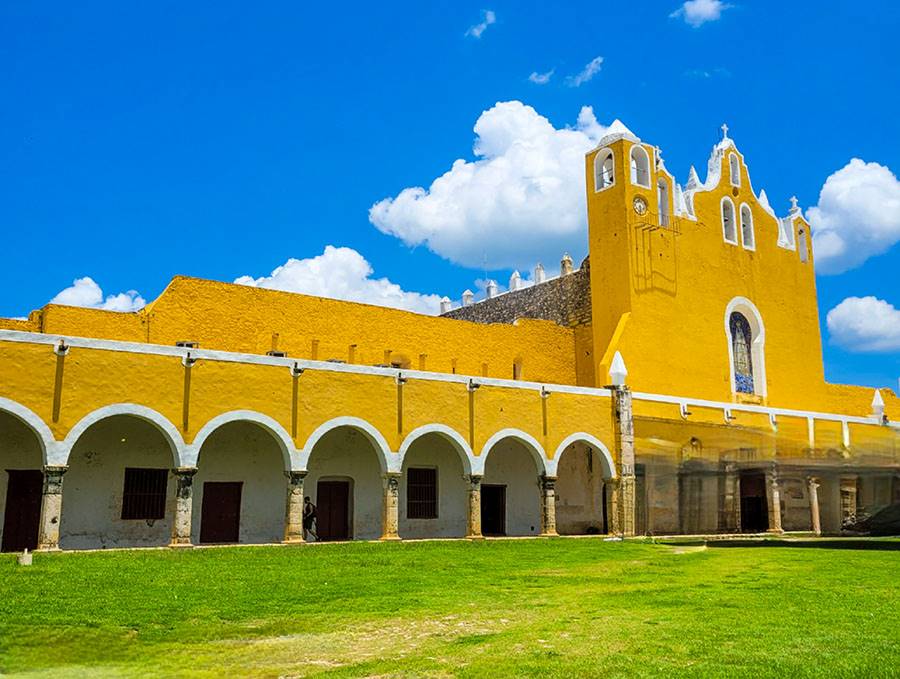 Izamal colonial city in Yucatan