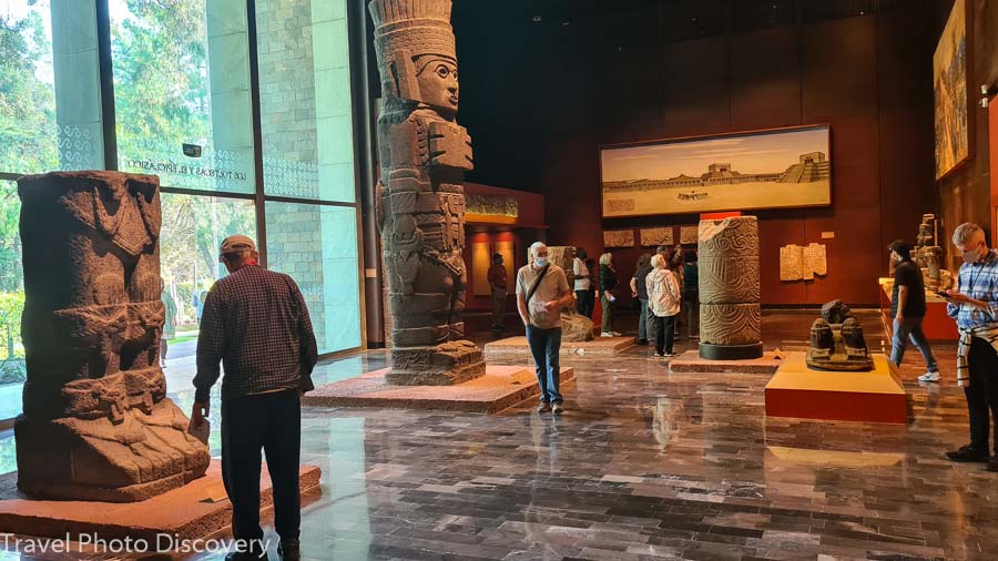 Elaborate rooms at National Museum of Anthropology Mexico City