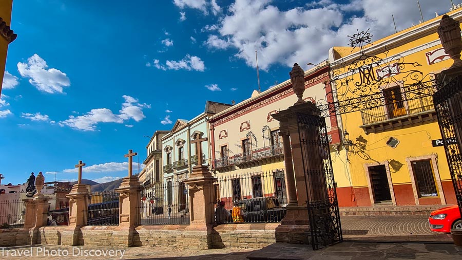 Entry courtyard of Lady of Guadalupe Cathedral