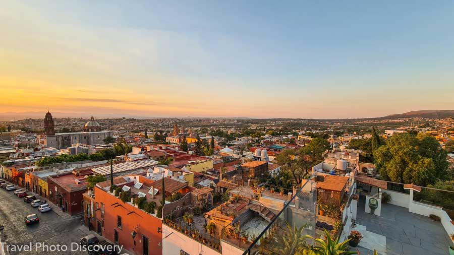 Visit the rooftop bars and restaurants of San Miguel de Allende