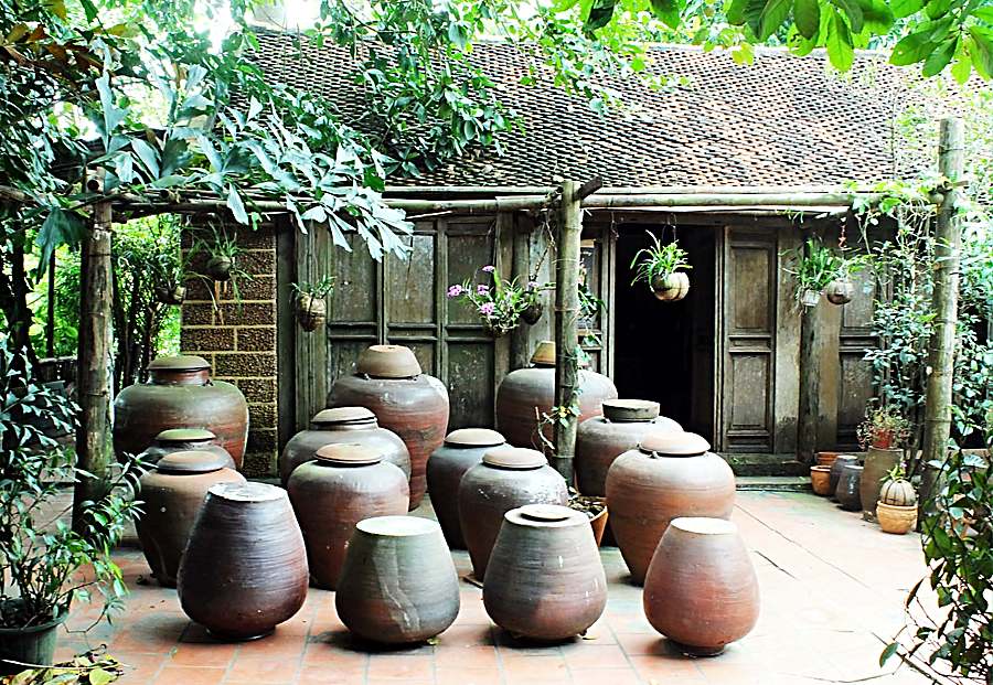 A rural house at Duong Lam Ancient Village in Hanoi