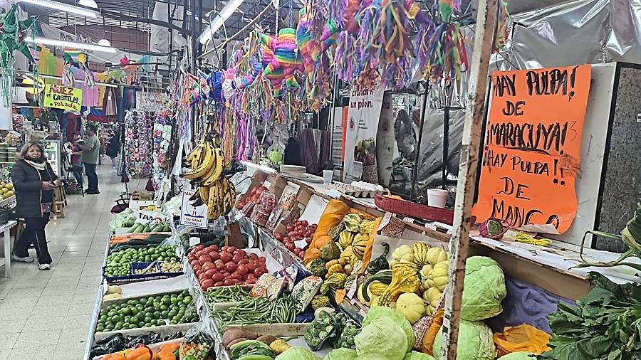 Inside Roma Mercado Medellin