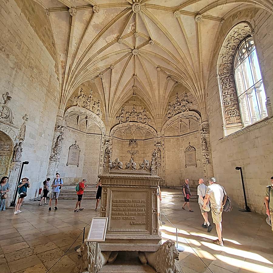 Interior details to the Mosteiro dos Jerónimos