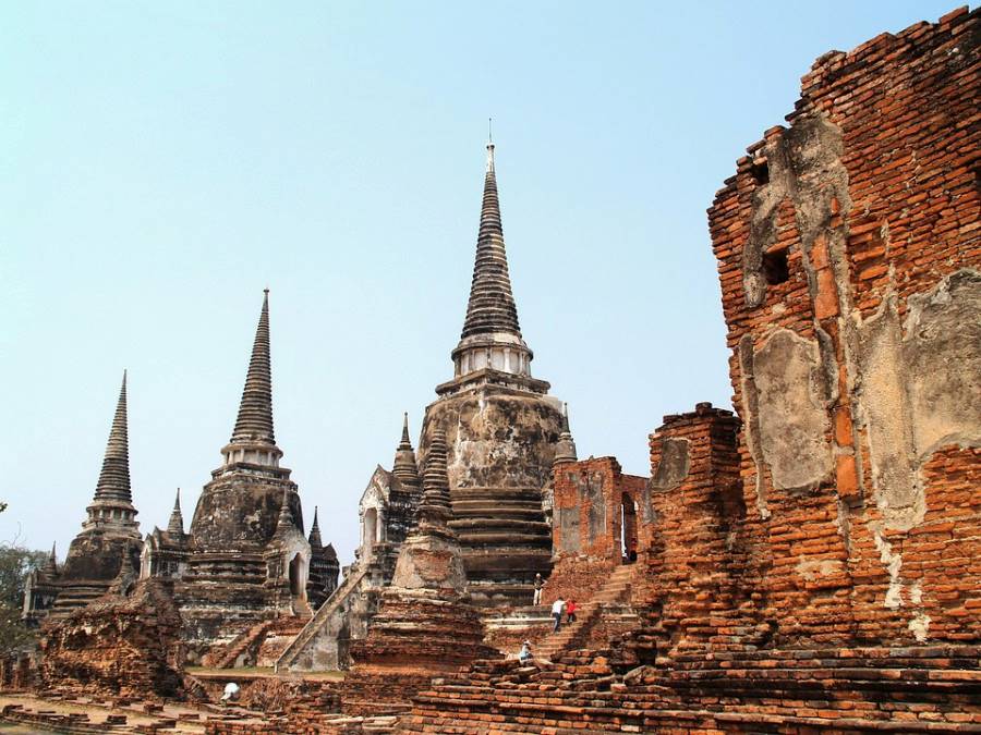 Cruise all the way to the ancient capital of Ayutthaya
