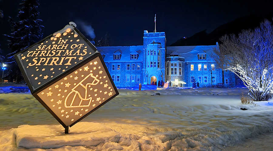 Christmas in Banff, Canada