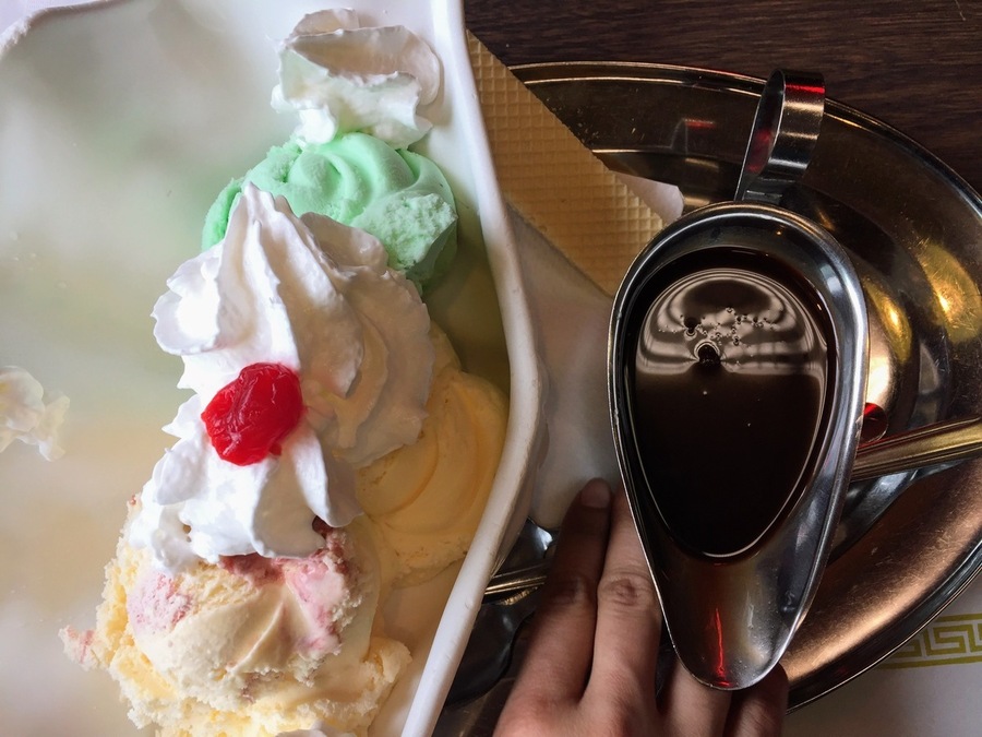 World’s Largest Sundae at Margie’s Candies 