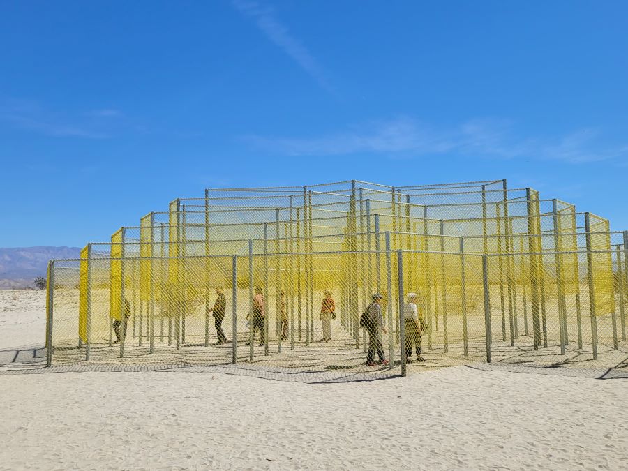 Outdoor art installations at Desert X at Palm Springs