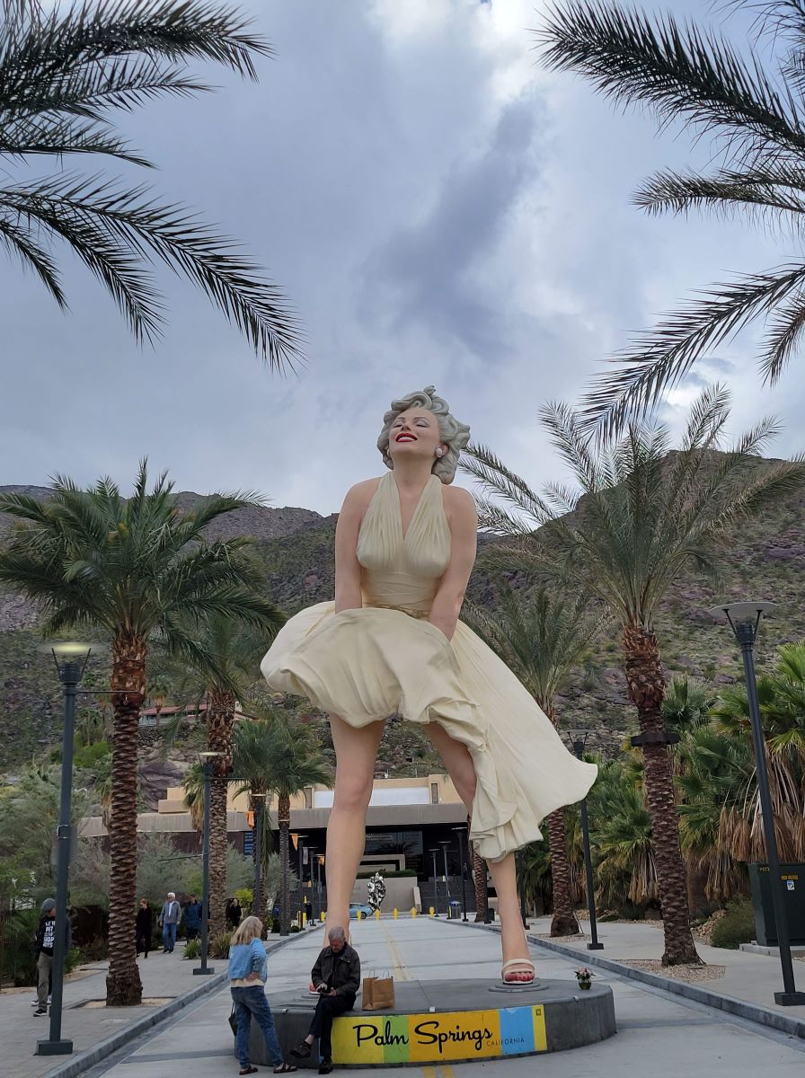 Marilyn Monroe's Star on the Palm Springs Walk of Stars - Public Art in  Downtown Palm Springs