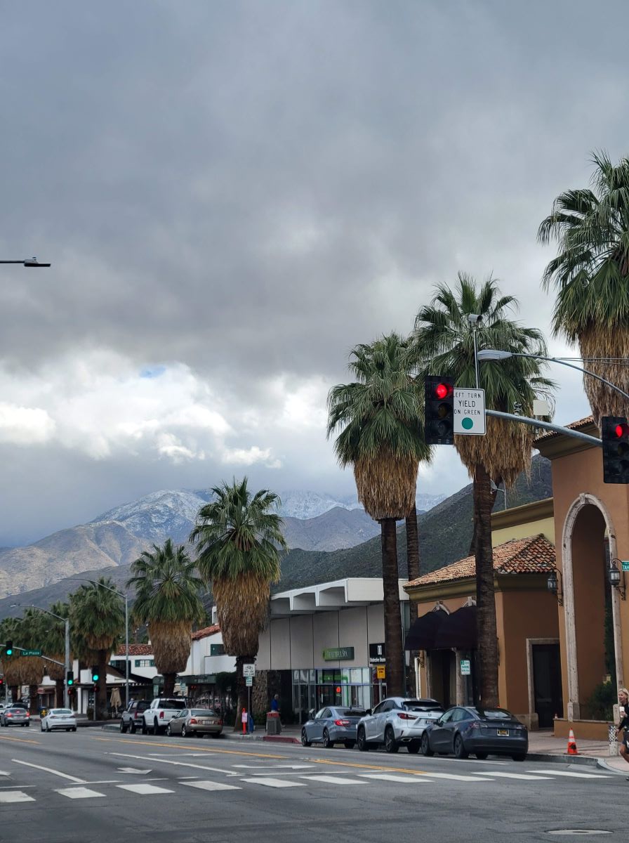 Shop the shopping street at Palm Canyon Drive