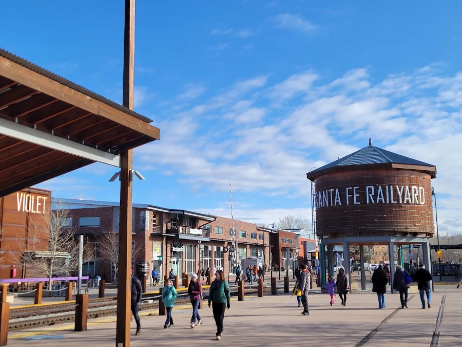 Take a tour of the historic Santa Fe Railyard and learn about its significance