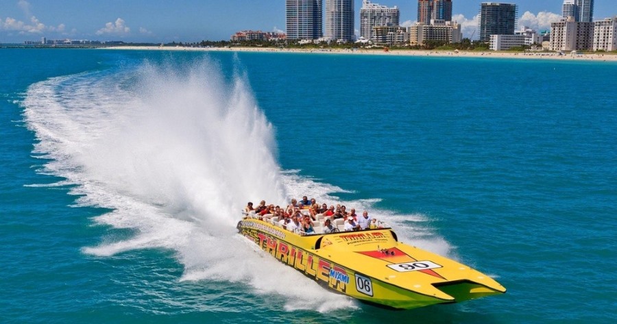 Miami City tour & Speedboat
