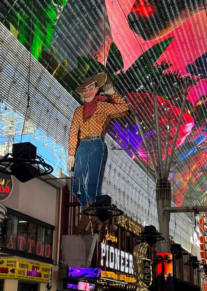 The Viva Vision Light Show At Fremont Street Experience