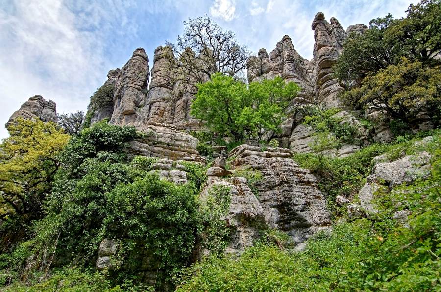 El Torcal Natural Park at Andalusia and Malaga region