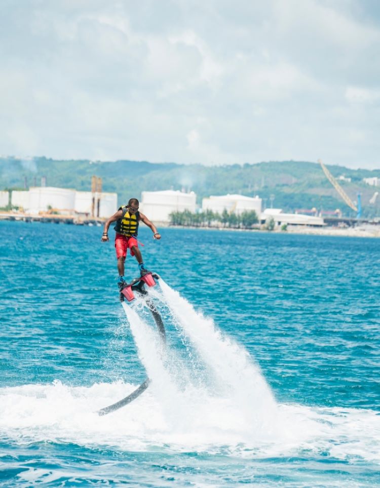 Flyboarding at cabo san lucas
