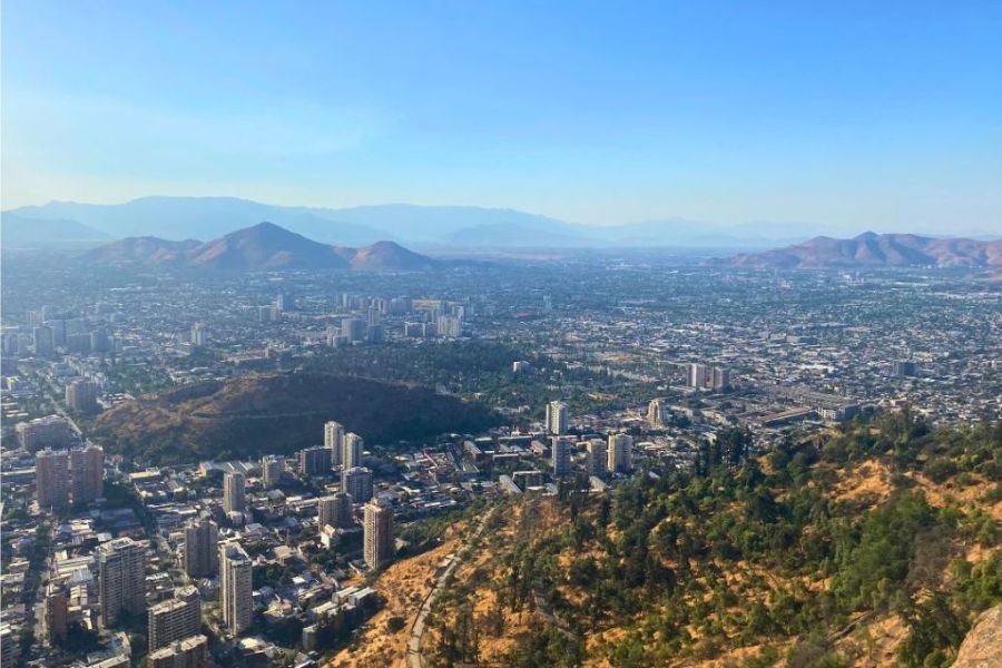 Santiago, Chile in Winter