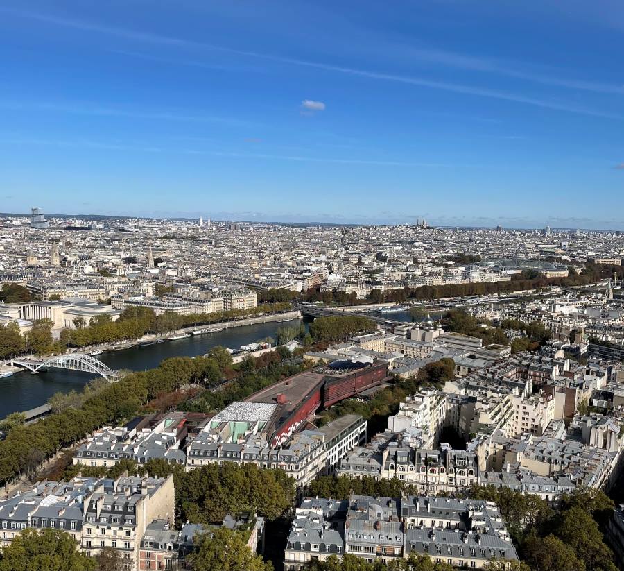 Go to the top of the Eiffel Tower