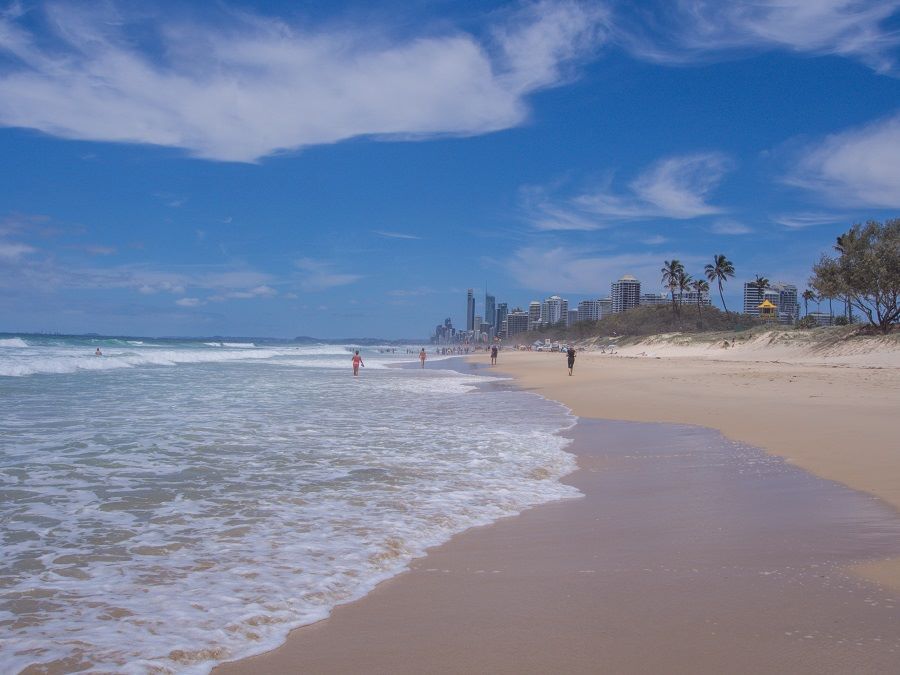 Swimming at the many beaches