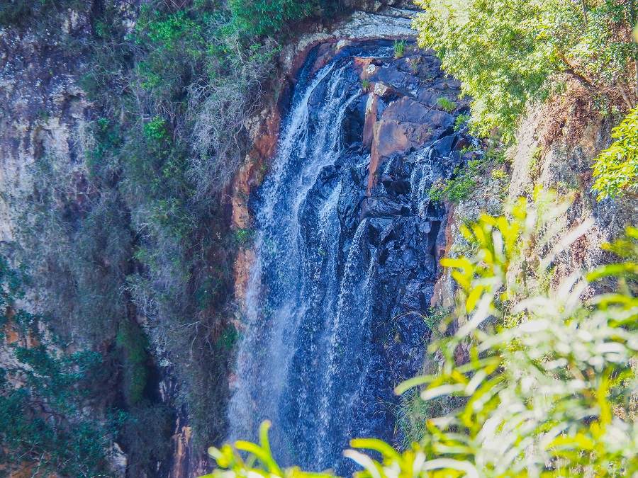 Purling Brook Falls from Lookout Goold Coast