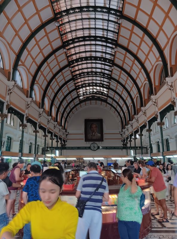 Saigon Post Office1 Inside the Saigon Post Office