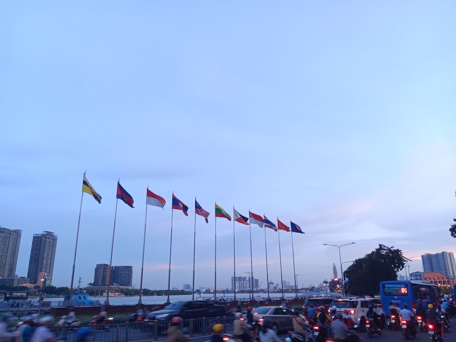 Saigon river Stroll Along the Saigon River