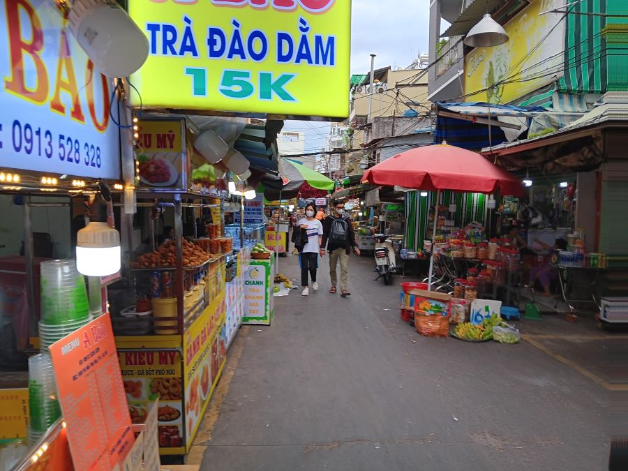 Saigon street food market Visit a night market in Saigon